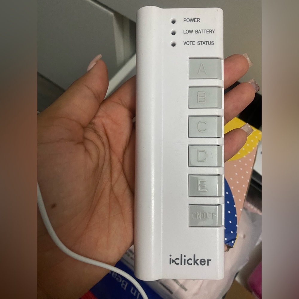 I-clicker Student Remote